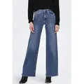 ONLY High-waist-Jeans ONLMADISON BLUSH HW WIDE DNM CRO372 NOOS blau M (38)