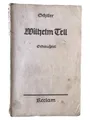 Wilhelm Tell Friedrich Schiller Reclam Taschenbuch Historischer Roman Deutsch