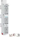 Hager L063M Lasttrennschalter für Sicherungen D02, 63A, 3-polig, für 60mm Sammel