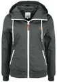 OXMO OXTila Damen Übergangsjacke Jacke mit Kapuze Reißverschlusstaschen Regular fit