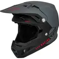 Fly Racing Formula CC Centrum, Motocrosshelm - Matt Grau/Schwarz - L
