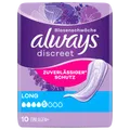 Always Discreet Einlagen bei Blasenschwäche Long 10 Stück