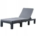 Keter Daytona Deluxe Gartenliege 65 X 195 Cm, Grau