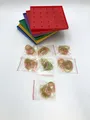 Learning Resources Geoboard Geometriebrett 5x5 Stifte Set für Kinder ab 5 Jahren