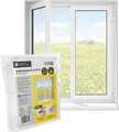EASYmaxx Insect Protect Insektenschutzgitter - für Fenster bis 130x150cm - Klett