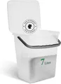 Novaliv Aufbewahrungsbox 30549-1x (1 St), Novaliv Waschmittelbox mit Deckel 7 Liter I Transparent I 23,5 x 18 x