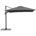 Schneider Ampelschirm Rhodos 300 cm x 300 cm Anthrazit mit Kurbelmechanik