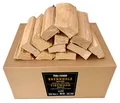PINI Grillholz OHNE RINDE Buche 20 Kg Brennholz 30-33 cm für Pizzaofen Grill Smoker Kamin Feuerschale