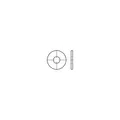 Scheibe DIN 9021/ISO 7093 22x60x4mm Stahl galvanisch verzinkt 100 Stk