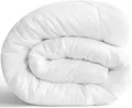 MKS 4-Jahreszeiten Bettdecke 135x200 Blanco, Flauschige Ganzjahresdecke, Ideal für Winter & Sommer, Ideale Hygiene für Allergiker, Feuchtigkeitsregulierend & atmungsaktiv, Blanket 135 x 200 cm