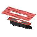 Tece Ablauf drainprofile norm, Auslauf seitlich, DN 50