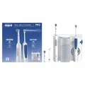 Oral-B Idropulsore Health Center Erwachsener Rotierende-vibrierende Zahnbürste Blau, Weiß