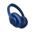 Fresh 'n Rebel Clam Blaze Bluetooth Kopfhörer Over Ear mit 80 Stunden Spielzeit, Perfect Calling, Wind-Noise Cancelling, Kabellos, Schnelladung, Tastensteuerung, Ambient-Sound-Modus (Blau)