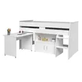 Hochbett Parisot Reverse 1 Jugendzimmer Schlafzimmer Bett mit Schreibtisch