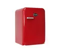 Vintage Industries Retro-Kühlschrank Kingston, Minibar, Minikühlschrank, Tisch-Kühlschrank, manuelle Temperatureinstellung, Weinfach, Gemüsefach, rot, VIRC160