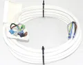 maxgo® SET 4m Herdanschlusskabel H05VV-F 5G2,5 inkl Herdanschlussdose AP/UP Elektro-Kabel, (400 cm)