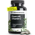 natural elements Eisen 20mg - mit 42mg natürlichem Vitamin C - geschmacksneutral