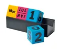 MOMA MoMA Ewiger Kalender Cubes CYMK, Bunt, One Size
