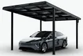 Solar Carport 1 Fahrzeug 3570 x 5280 Aluminium  Effizient & Wetterfest -  KFZ