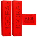 Schwarzkopf Igora Royal 2 x 60 ml 9,5-29 extra hellblond pastell lavendel Haarfa