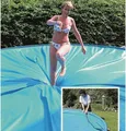 Pool Sicherheitsabdeckung SafeTop achtform 500 x 855 cm für Achtformpool mit Standard Handlauf