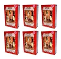 6 X 100g Henna Color Naturhaarfärbemittel Pulver Farbe Öko Mahagoni (acajou) - 6Stück