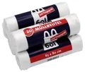 100 Müllbeutel/Mülltüten mit Tragegriff 60 Liter 20 Stück pro Rolle Reißfest ...