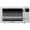 Severin MW 7774 Mikrowelle Edelstahl (gebürstet), Silber 900 W Grillfunktion,
