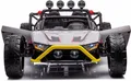 ES-Toys Kinder Elektroauto Buggy 168 Zweisitzer EVA-Reifen 2 Motoren bis 12 km/h grau