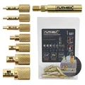 7x Lötspitzen/Einschmelzhilfe Set  Lötkolbenspitzen für Gewindeeinsätze M2 / ...