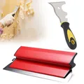 Flächenspachtel 40cm, Glätter Glättspachtel Flexibles Edelstahl Federspachtel...