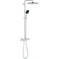 Vitalio Comfort - Duschset Mit Thermostat, 25x25 Cm, 2 Strahlarten, Chrom 26696001 - Grohe