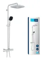 Grohe Vitalio Comfort 250 Duschsystem mit Thermostatbatterie für die Wandmontage - Chrom - 26696001
