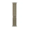 Apple Alpine Loop Armband 44 mm, 45 mm, 49 mm S Oliv Watch Series 4, Watch Series 5, Watch Series 6, Watch Series 7, Watch Series 8, Watch Series 9, Watch SE,