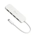 j5create 4-in-1 USB-C auf 4-Port Typ-A Hub(Umweltfreundlich), 4 USB-A mit 10Gbps SuperSpeed, USB-C Dongle | Kompatibel mit MacBook Pro, MacBook Air, iPad, Mac Mini und weiteren Typ-C Geräten(JCH341EW)