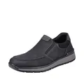Rieker Herbst/Winter, Herren Slipper, Schwarz (schwarz/schwarz/schwarz 00), 45 EU (10.5 UK)