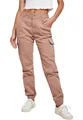 Urban Classics Damen Ladies High Waist Cargo Pants Hose, Duskrose, 27W Regular EU