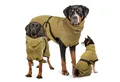 Rudelkönig Hundebademantel aus 100% Baumwolle, Saugstarker Hundebademantel, Hunde Bademantel, Kuscheliges Hundehandtuch