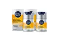 Nivea Men Gesichtspflege Active Energy Feuchtigkeitspflege Koffein Guarana 2x50ml Set, 2-tlg., Mikroplastikfreie Formel gemäß UNEP-Definition