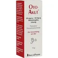 Otoakut 50 mg/G+10 mg/G Ohrentropfen Lösung 10 G