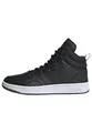 adidas Herren Hoops 3.0 Mid Lifestyle Basketball Classic Fur Lining Winterized Shoes Schuhe, Core Black/Core Black/Cloud White, 40 EU
