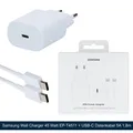 Original Samsung Schnellladeadapter 45W mit USB-C Kabel Charger EP-T4511X weiß