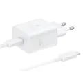 Samsung T4511 PD 45W Wandladegerät mit USB-C/USB-C 5A Kabel, Weiß