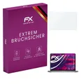 atFoliX Glasfolie kompatibel mit Apple MacBook Pro 2021 14 inch Panzerfolie, 9H Hybrid-Glass FX Schutzpanzer Folie