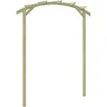 Vidaxl Garten-pergola Kiefernholz Imprägniert 180x210x40 Cm