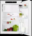 AEG OSF5O88EF Einbaukühlschrank mit Gefrierfach, Nischenhöhe 88 cm, 118 L, Festtürtechnik, OptiSpace, TouchControl-Bedienelement, LED-Beleuchtung, weiß