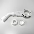 WITEN&NOCK Duschablauf superflache Ablaufgarnitur Siphon 90mm Geruchsverschluss&Haarsieb