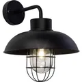 Brilliant Portland 96297/06 Außenwandleuchte LED E27 60 W Schwarz
