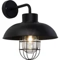 Brilliant Außen-Wandlampe Portland Schwarz