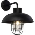 BRILLIANT Außenwandleuchte, hängend Portland schwarz IP44 E27 60 Watt dimmbar g. f. Normallampe - Schwarz